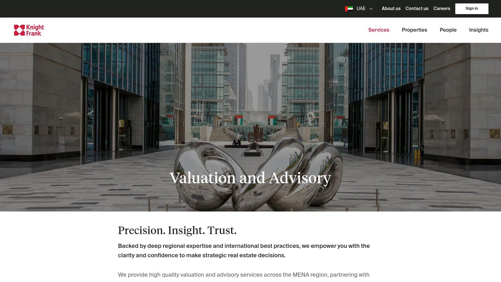 Knight Frank UAE — Valuation &amp; Advisory