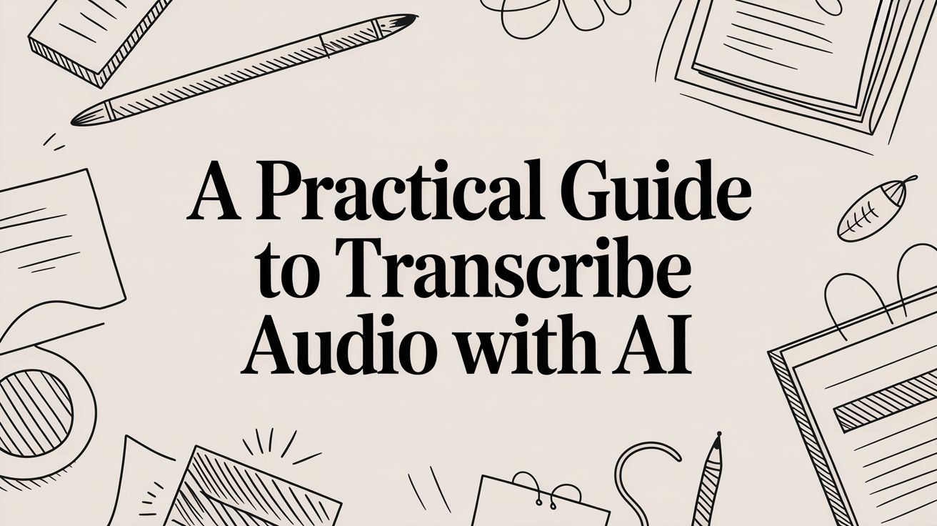 A Practical Guide to Transcribe Audio with AI