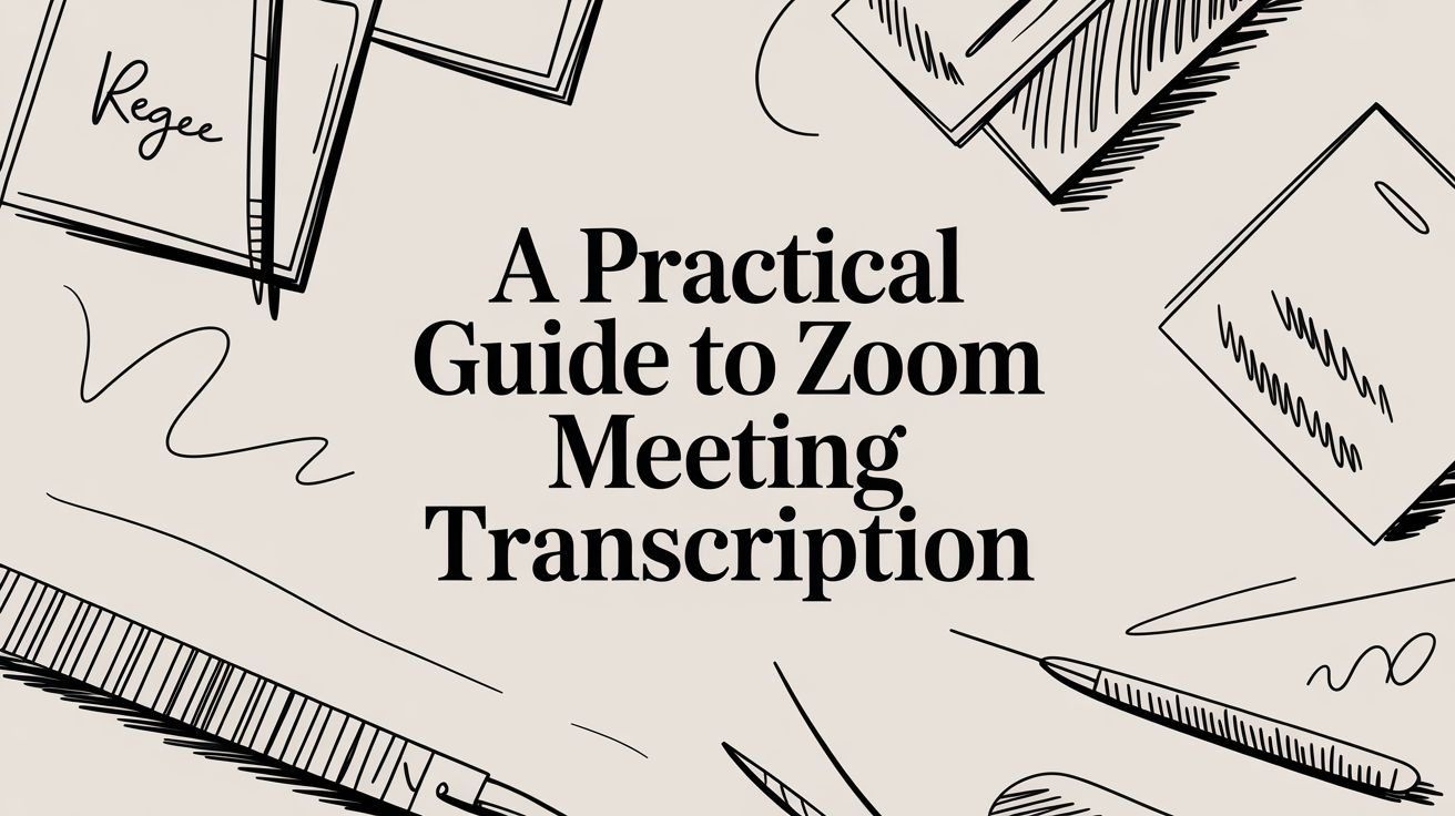 A Practical Guide to Zoom Meeting Transcription