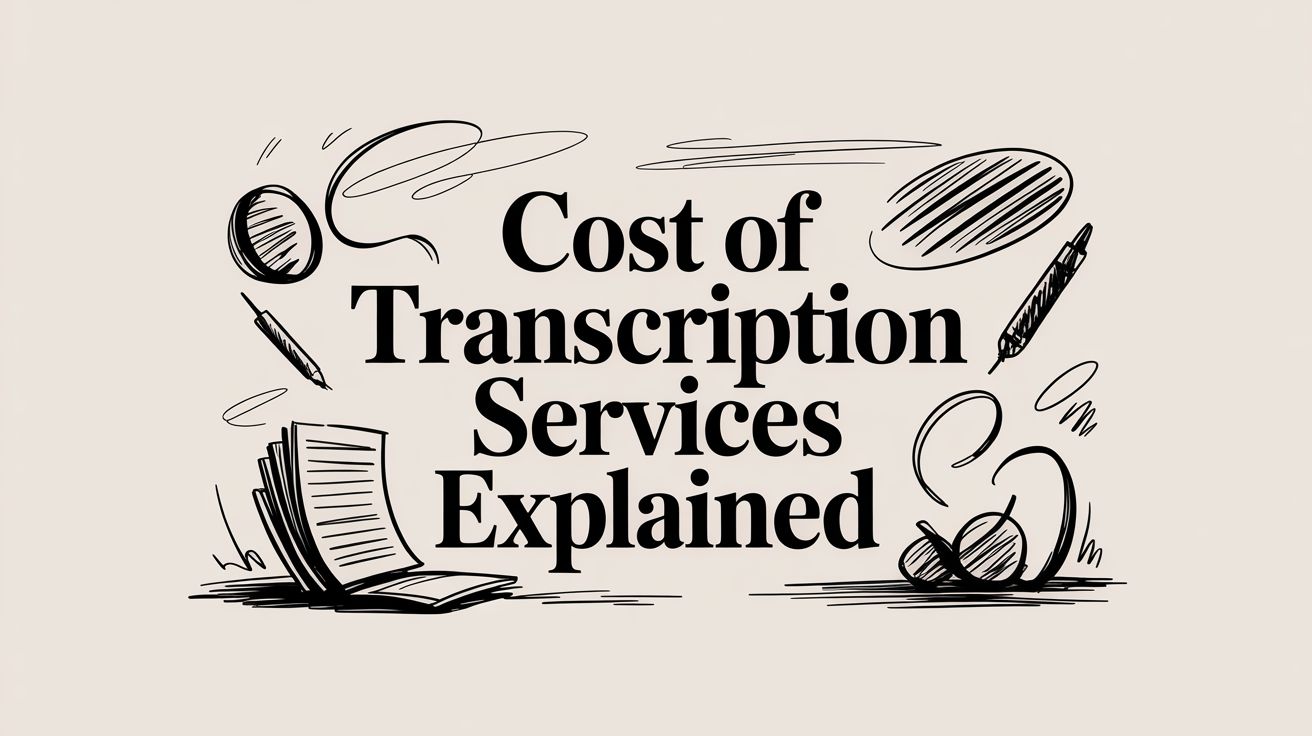 Cost of Transcription Services Explained