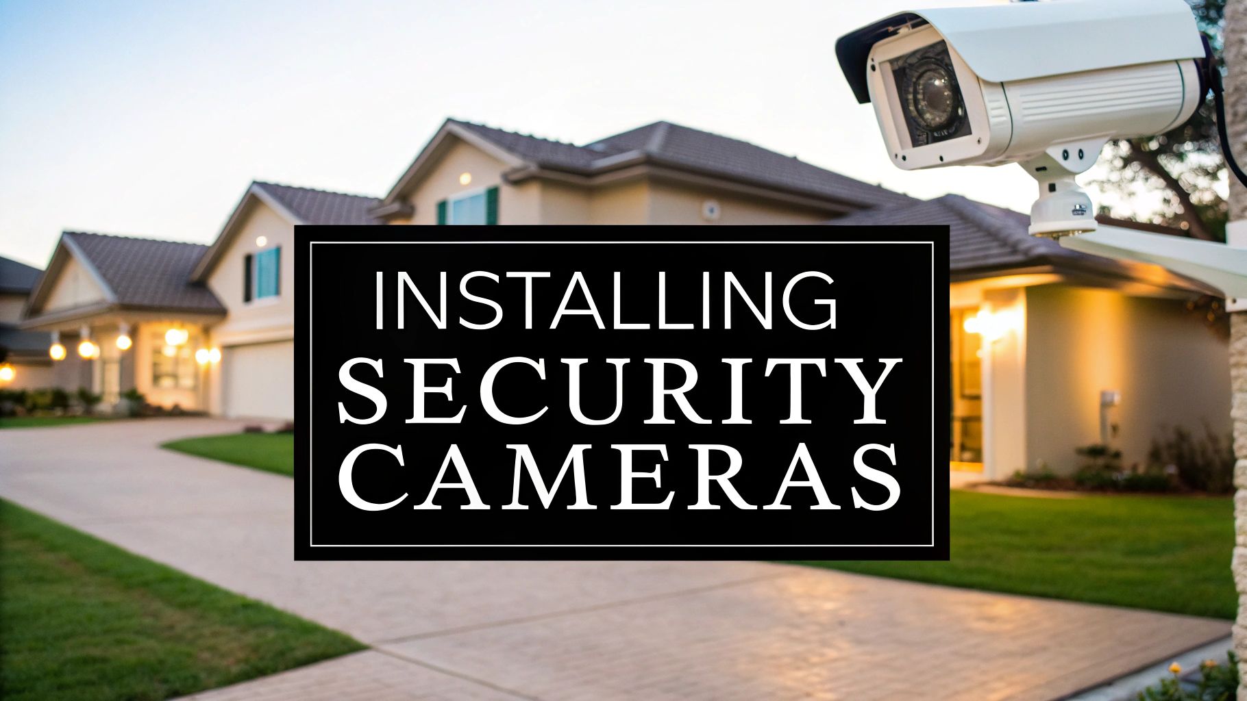 Your Guide to Installing Security Cameras Outdoor
