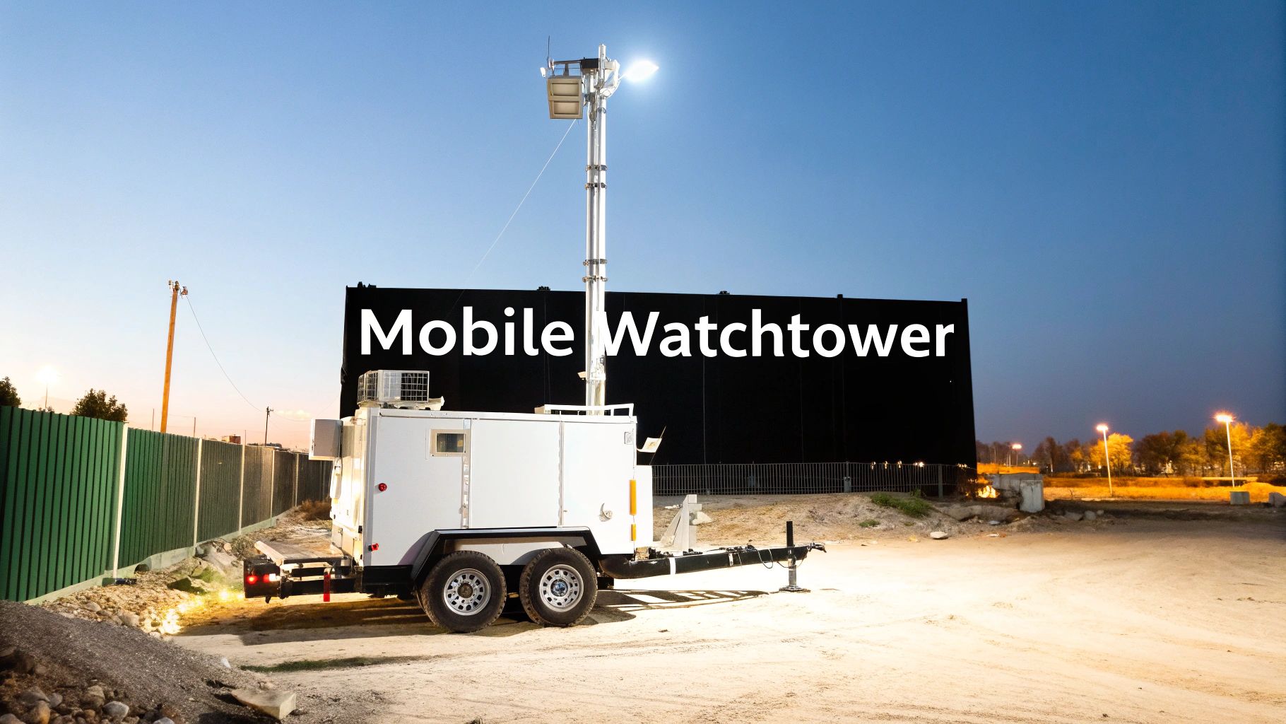 Mobile Surveillance Camera Trailer A Complete Guide