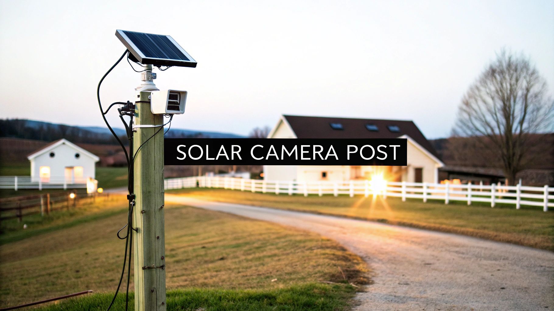 Solar Security Camera Post Installation Guide