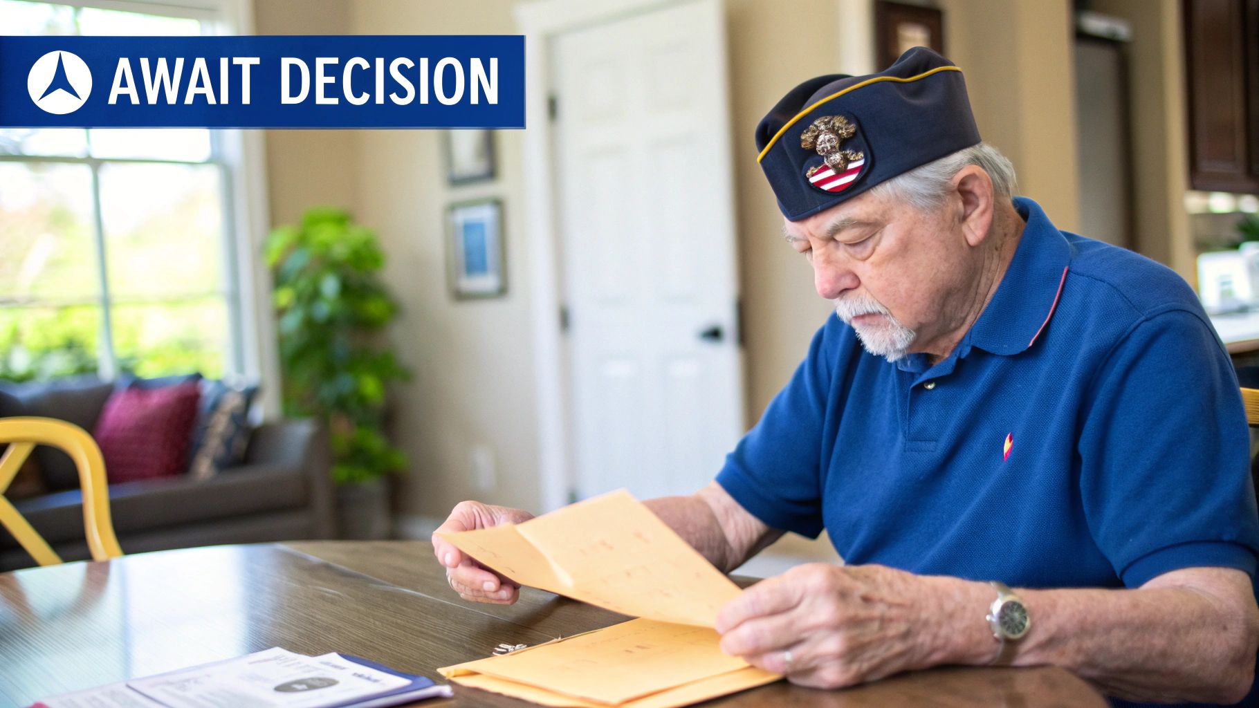 Image of Veterans at a Board Hearing