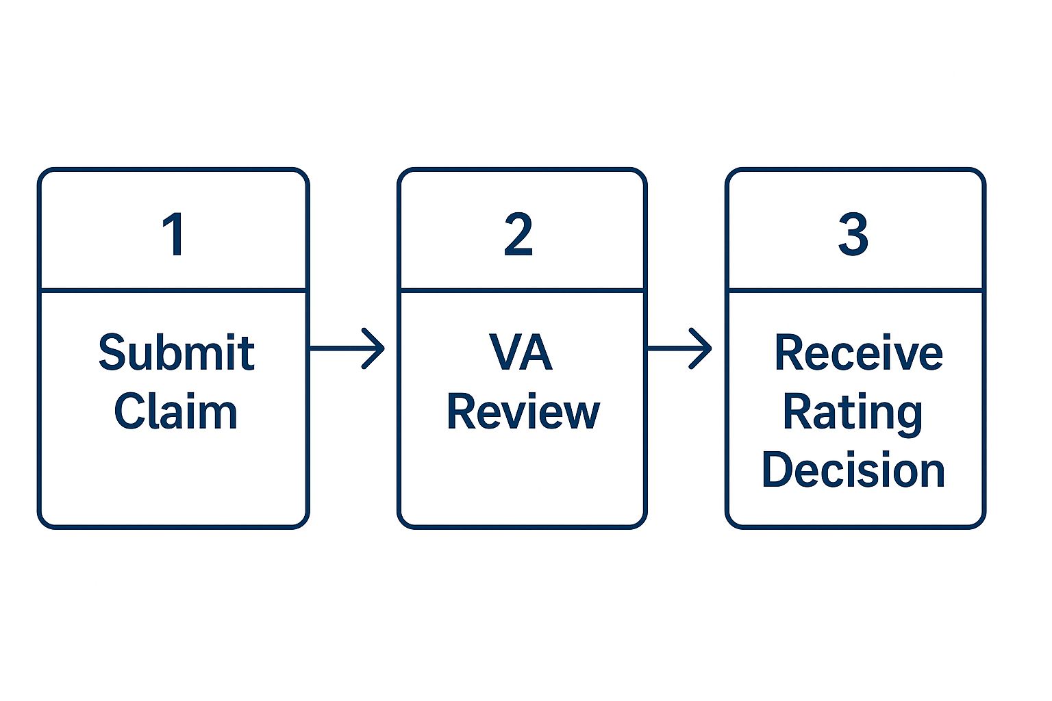 Infographic about veterans disability chart