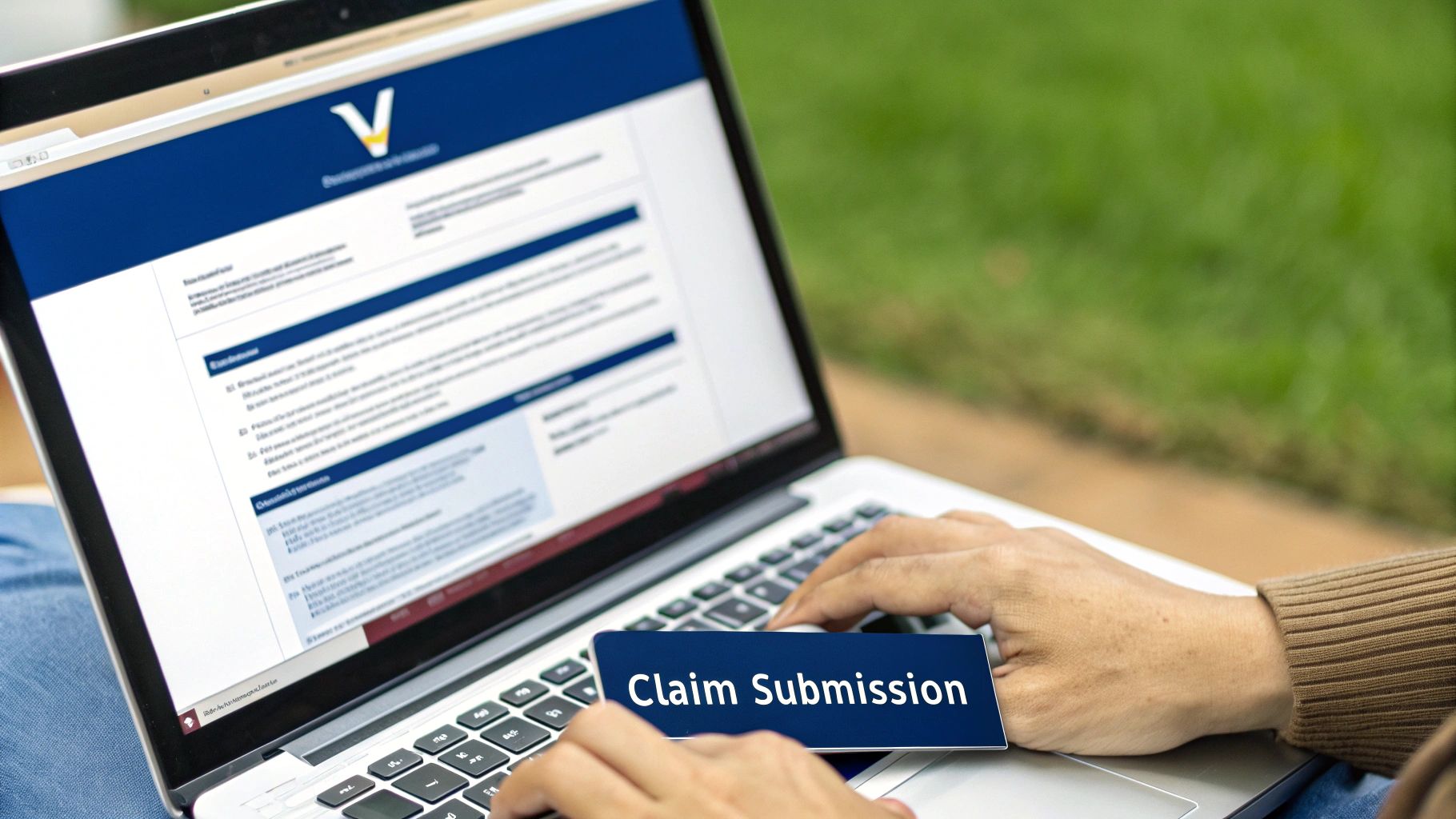 Veteran reviewing documents related to increasing a VA disability rating