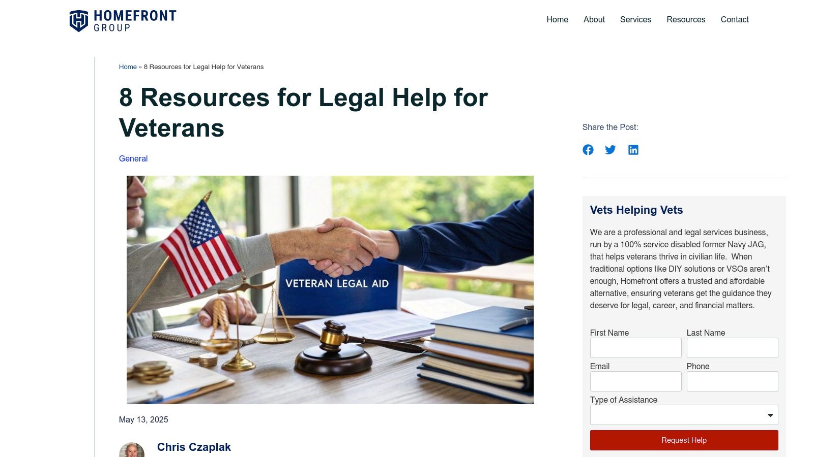 Homefront Group: Specialized Legal and Professional Services