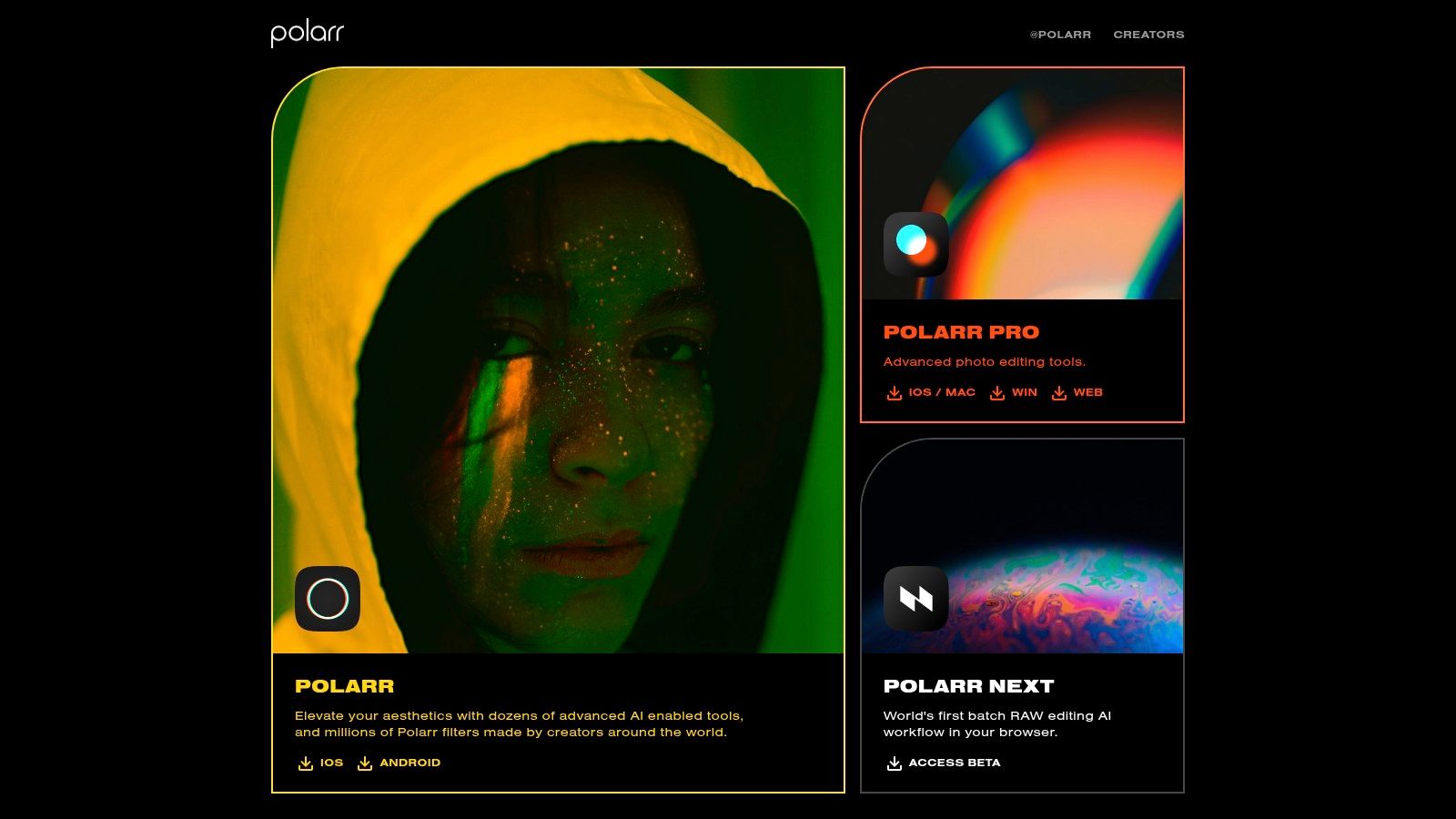 Polarr – Web Editors (Polarr Pro & Polarr Next)
