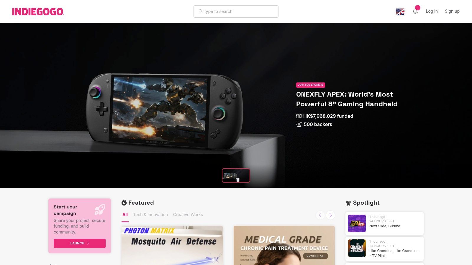 Indiegogo (InDemand)