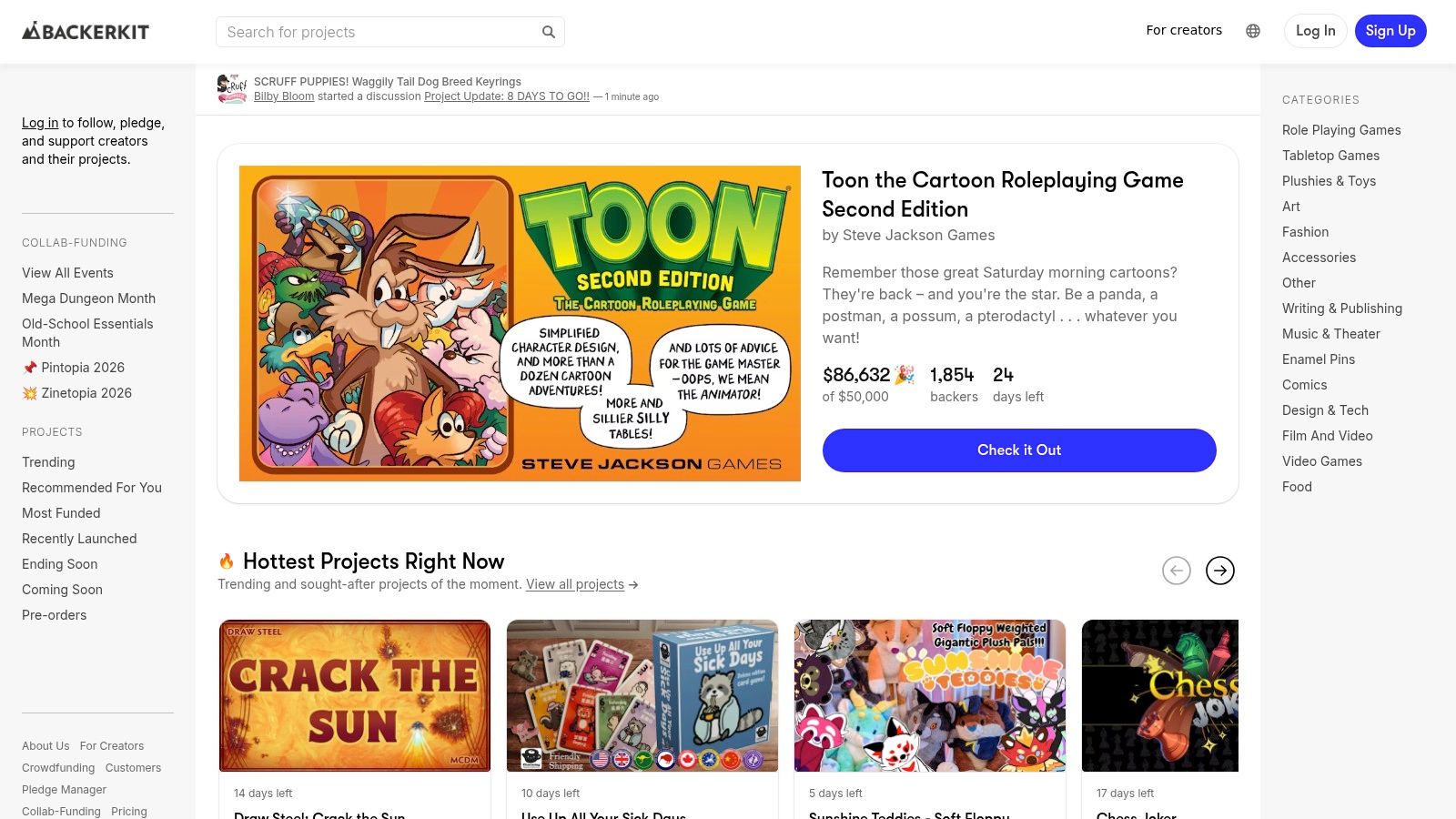 BackerKit Crowdfunding