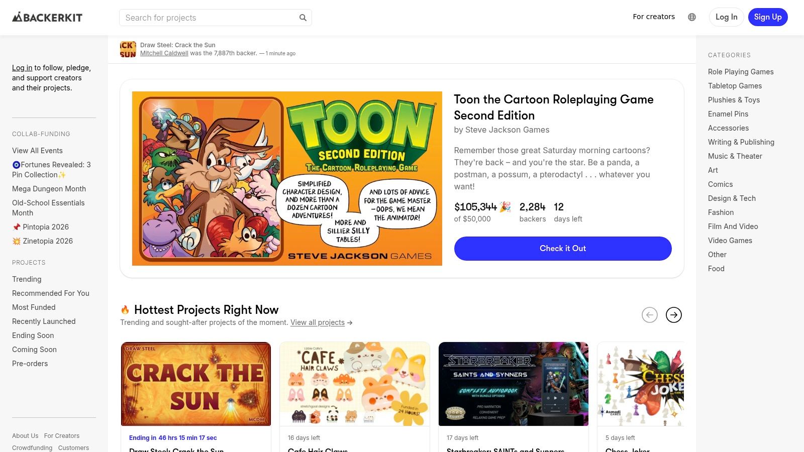 BackerKit — Late Pledge and Hosted Preorders