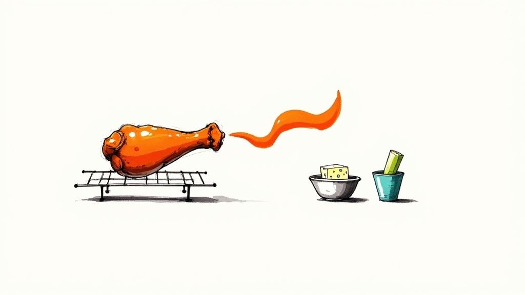 Buffalo-Style Baked Wings