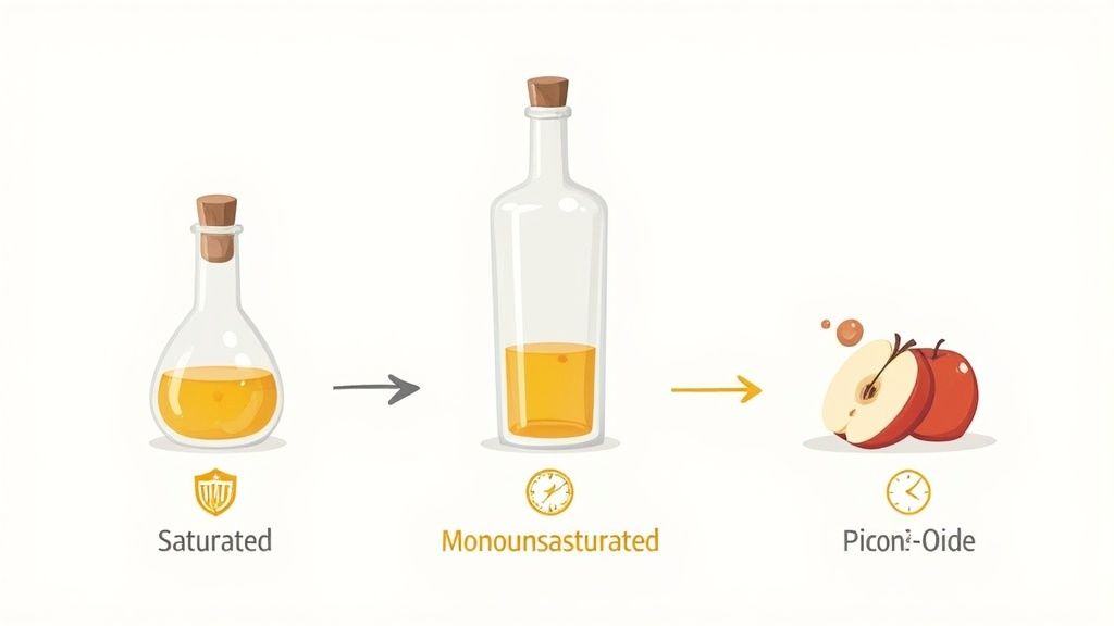 Oil Aging Illustration