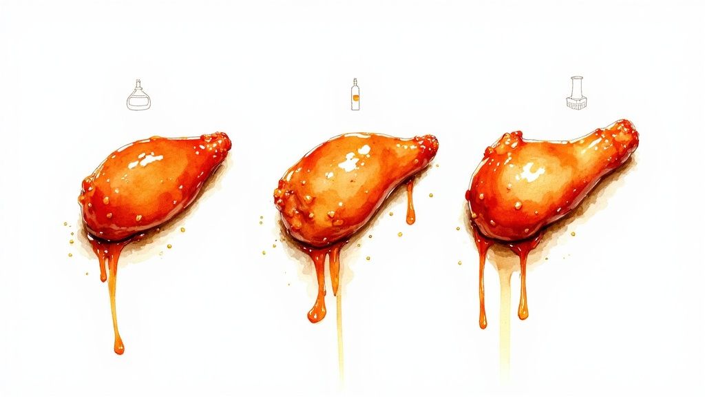 Honey Sriracha Baked Wings