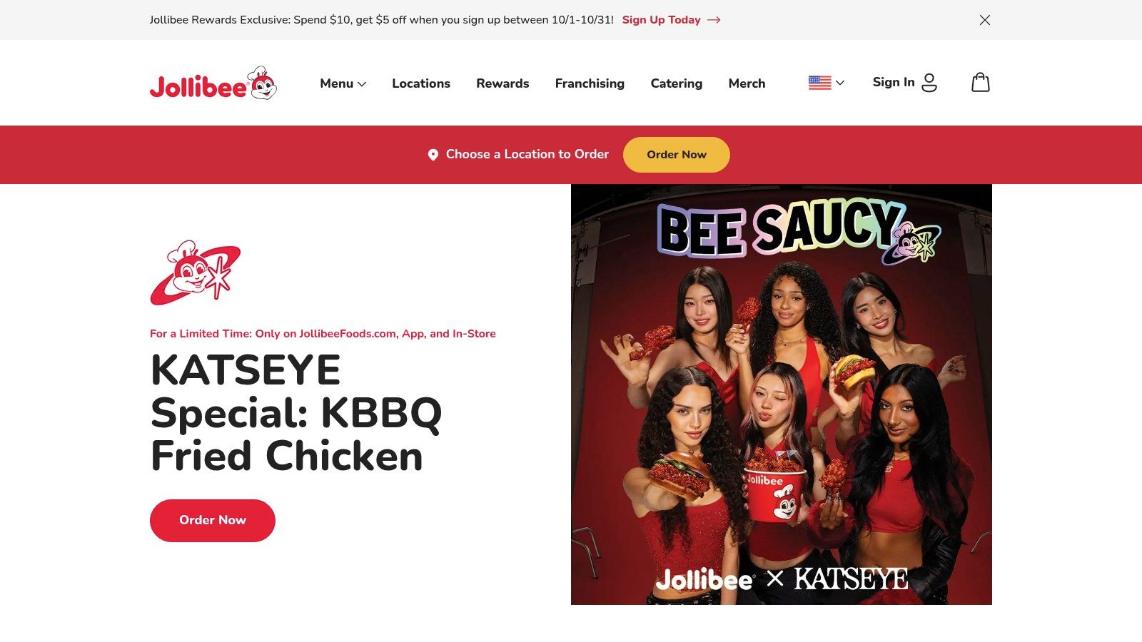 Jollibee (U.S. ordering / Chickenjoy)