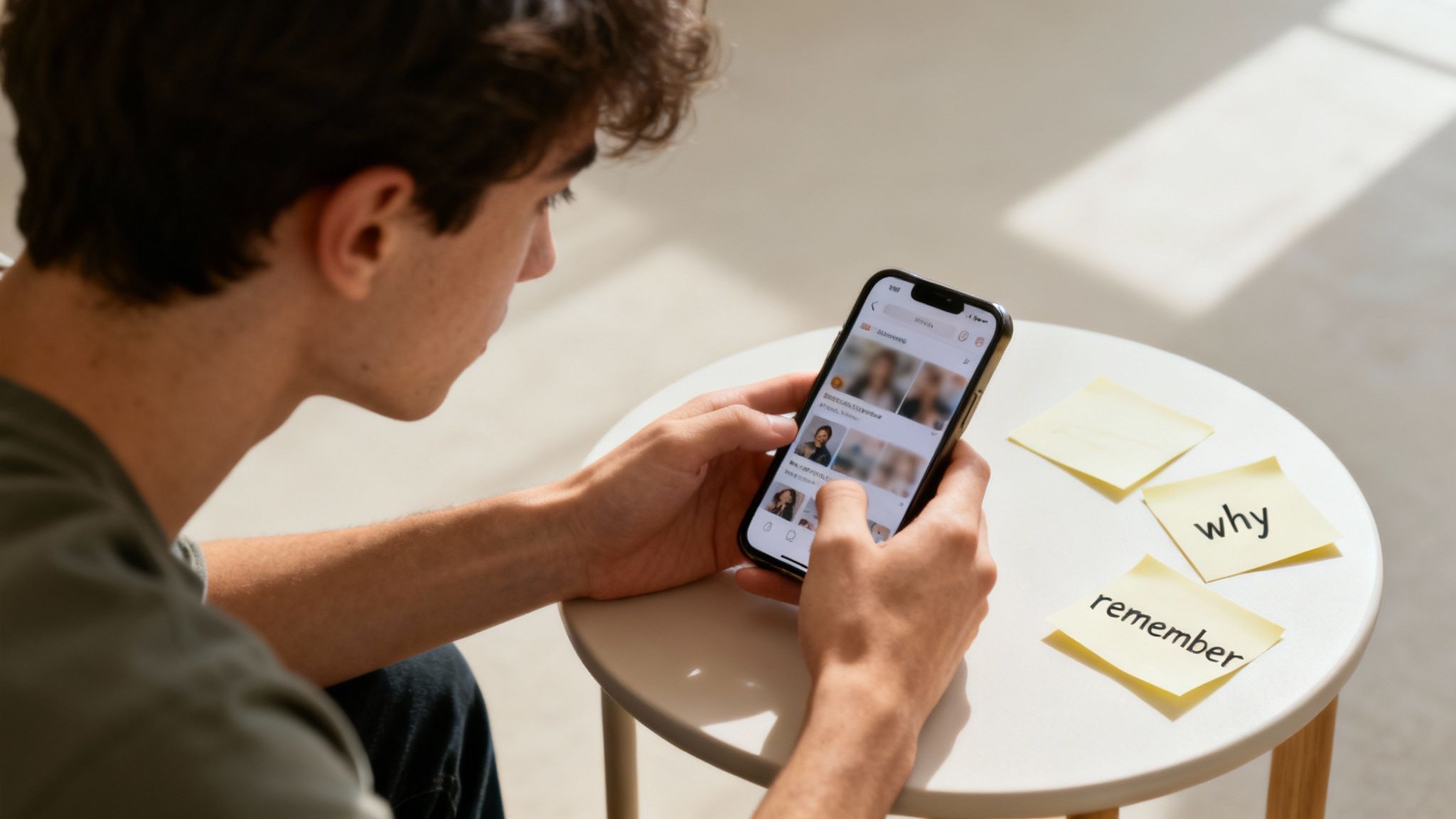 A thoughtful individual looking out a rain-streaked window, symbolizing the melancholic and reflective state of lacking closure.