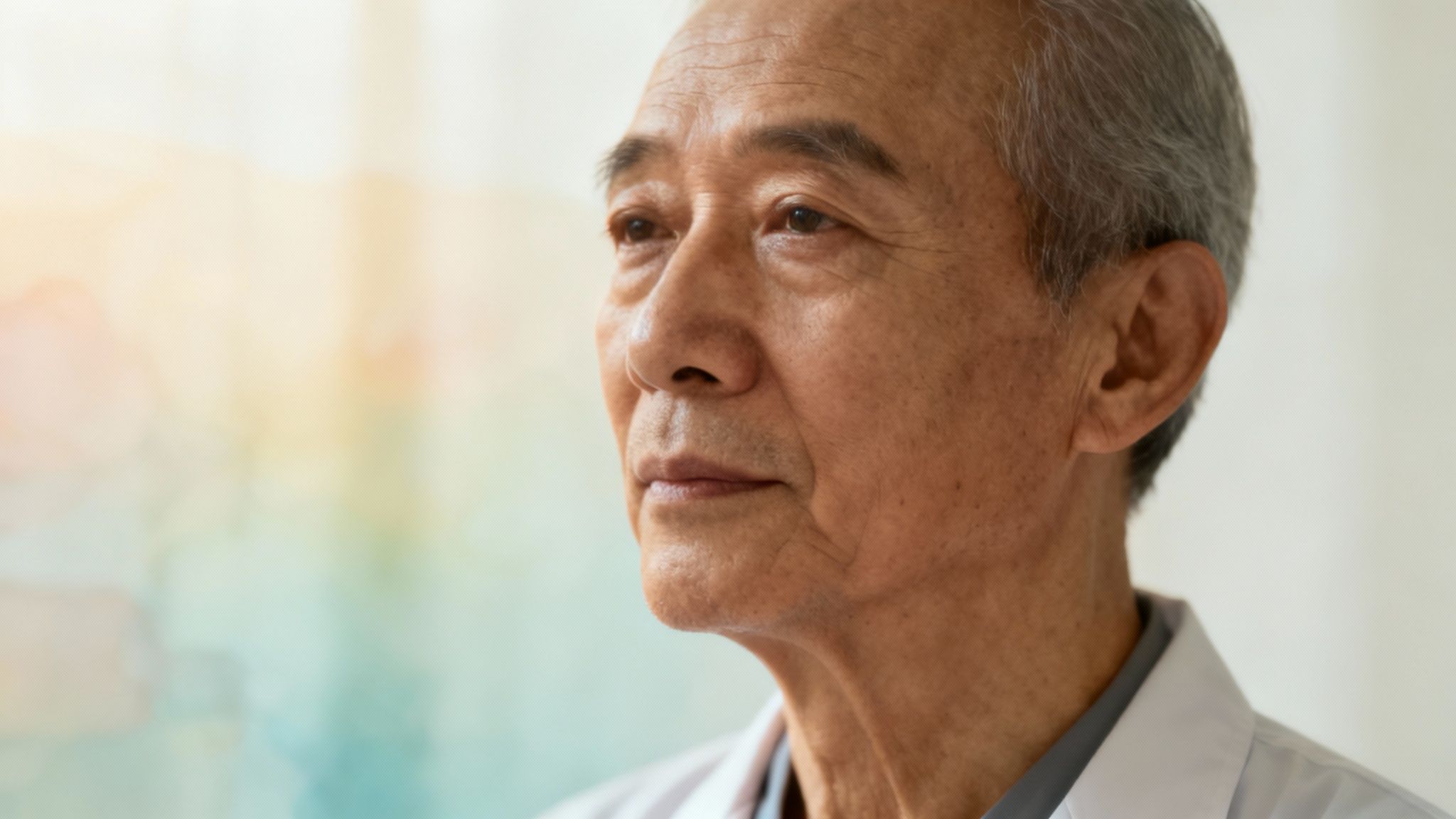 A person stands silhouetted against a vibrant, colourful background, representing their complex inner world.