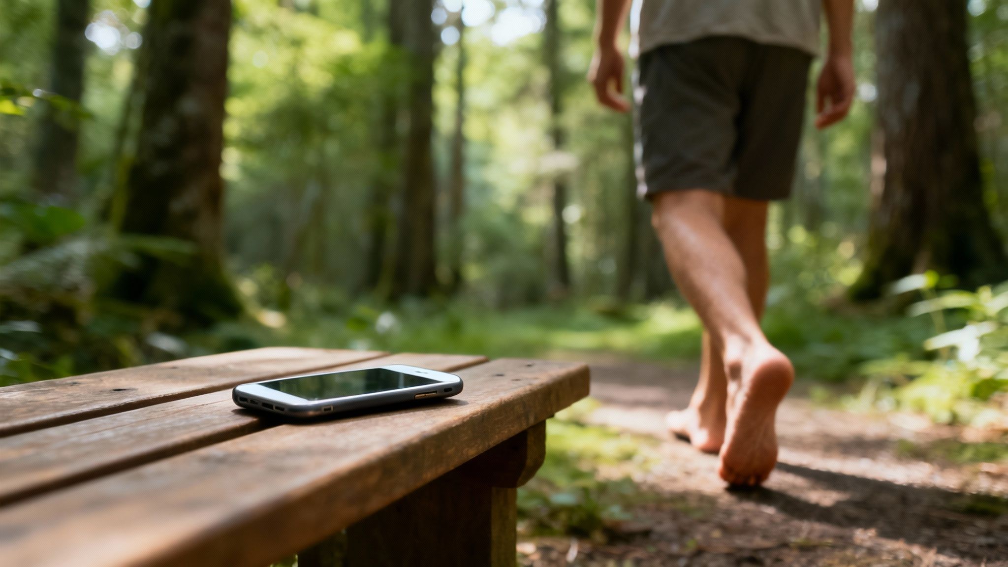 A serene, nature-filled retreat centre with comfortable seating areas, suggesting a calm space for reflection and healing.