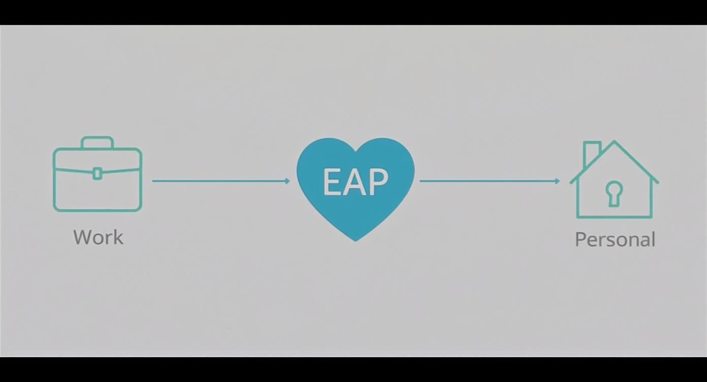 Infographic about employee assistance program benefits