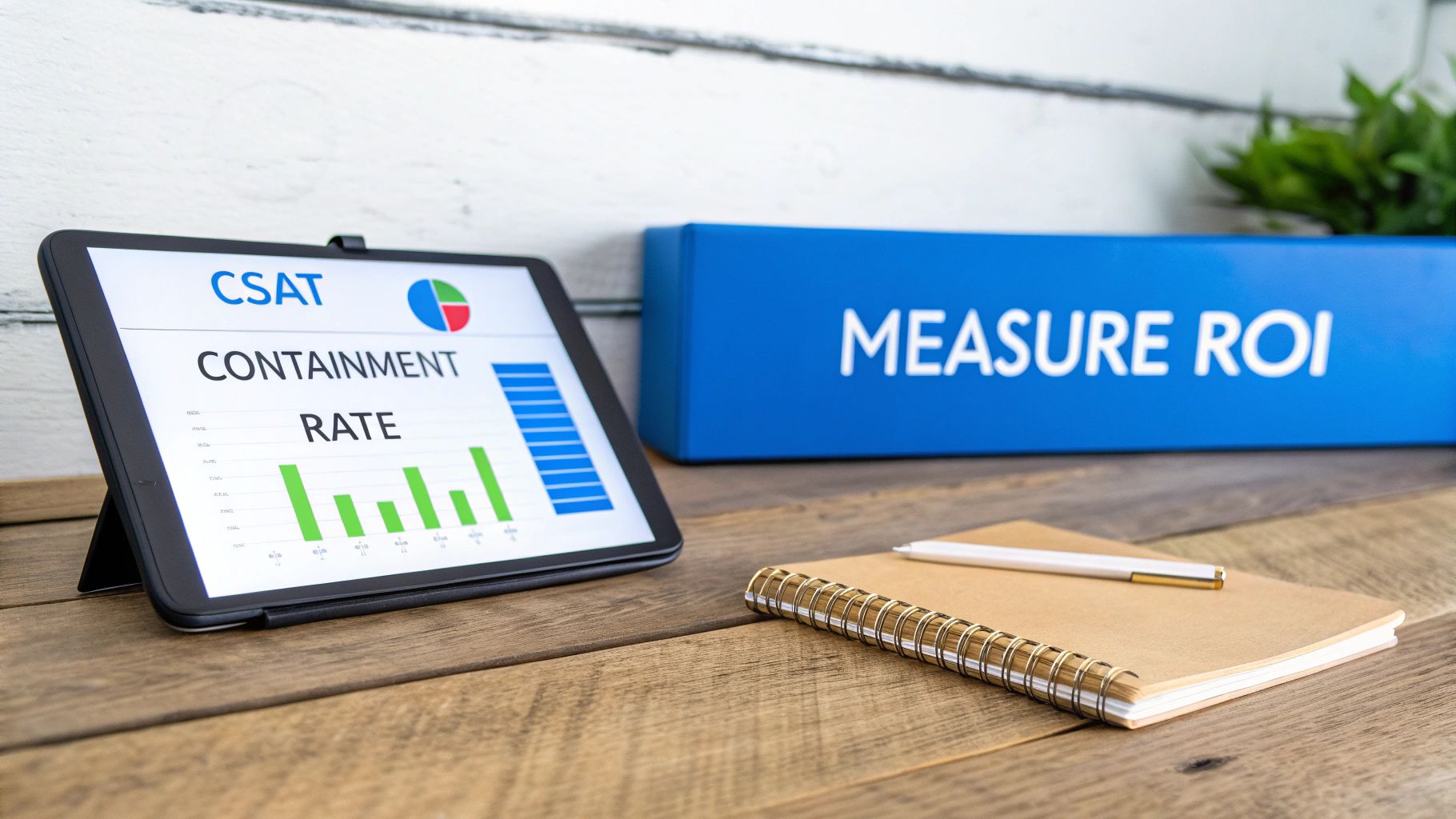 A graph showing a positive trend line, symbolizing the ROI of banking chatbots.