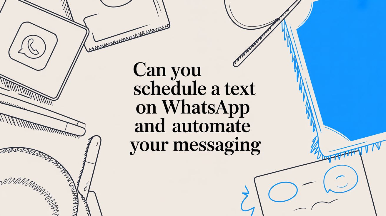 Can You Schedule a Text on WhatsApp and Automate Your Messaging?