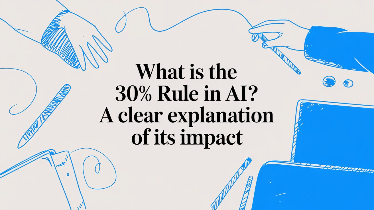 What is the 30% rule in AI? A Clear Explanation of Its Impact