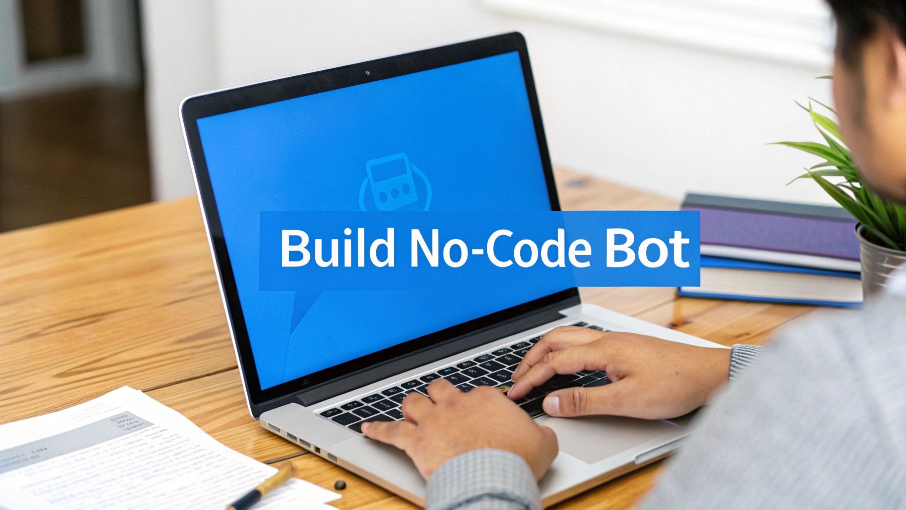 A clean, intuitive chatbot builder interface.