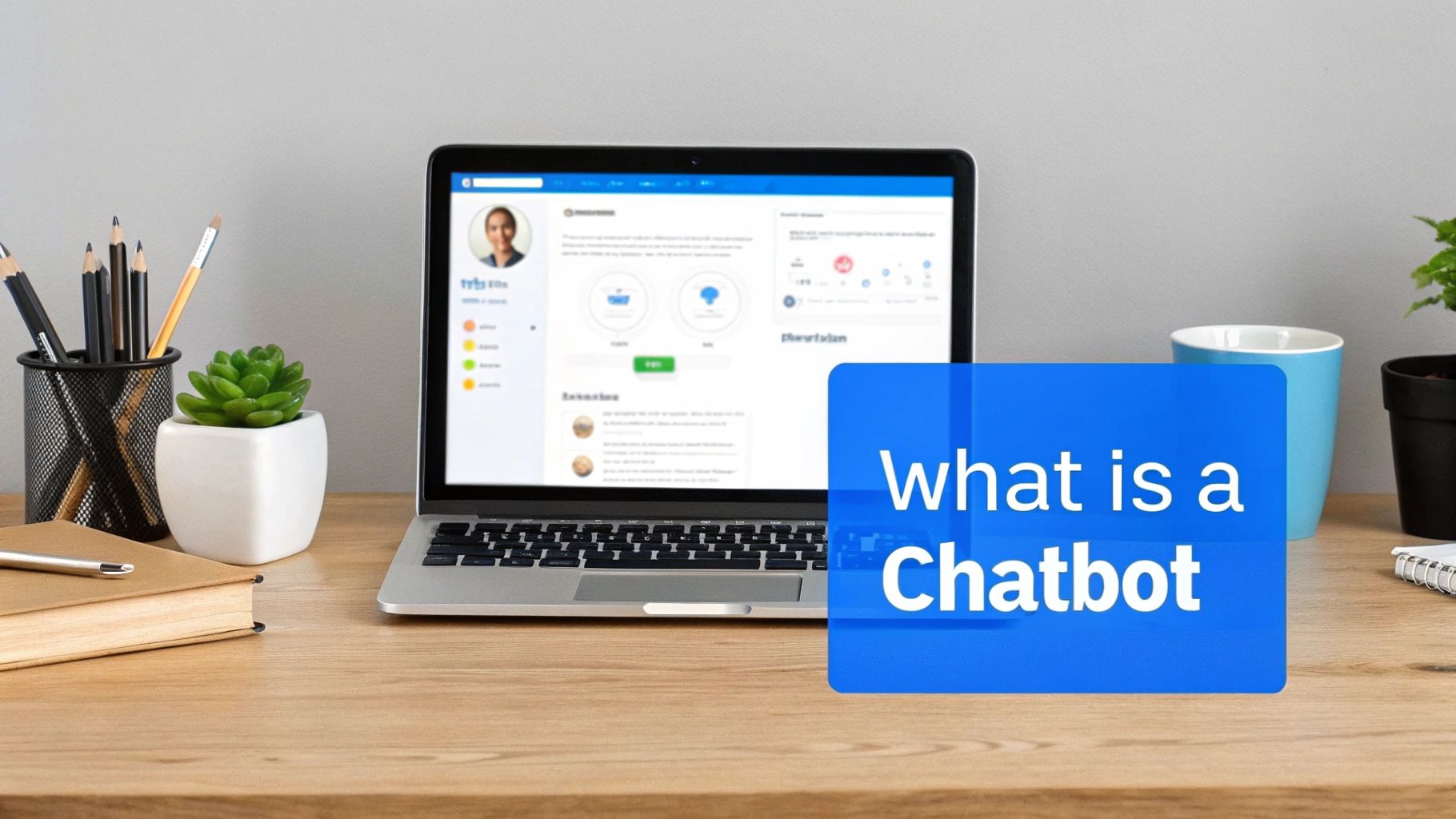 A person interacting with a chatbot on their smartphone.