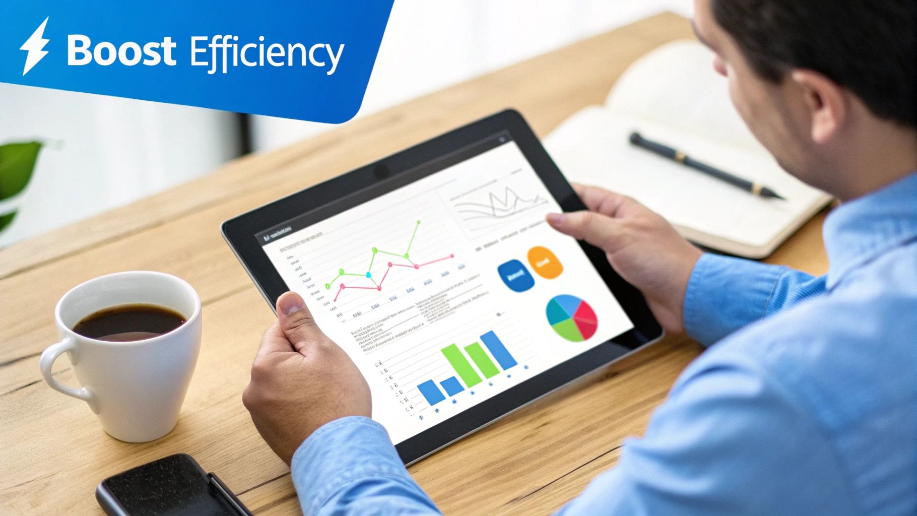 Marketing team reviewing chatbot analytics