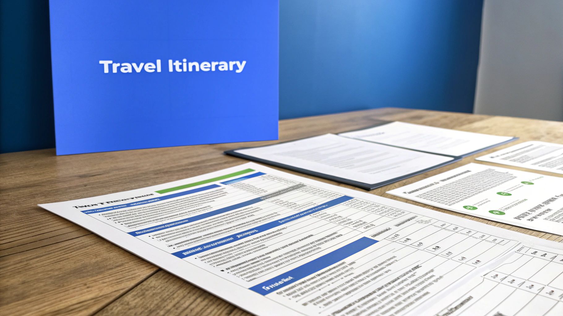 Travel Itinerary and Accommodation Proof