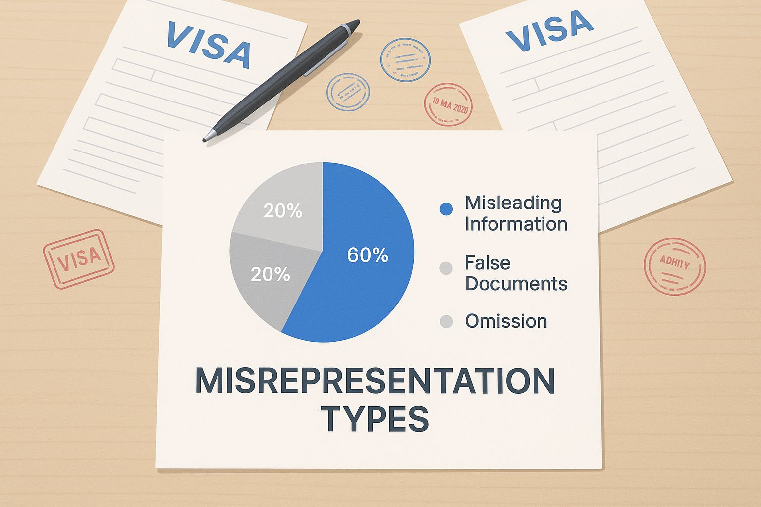 Financial Losses Due to Visa Misrepresentation