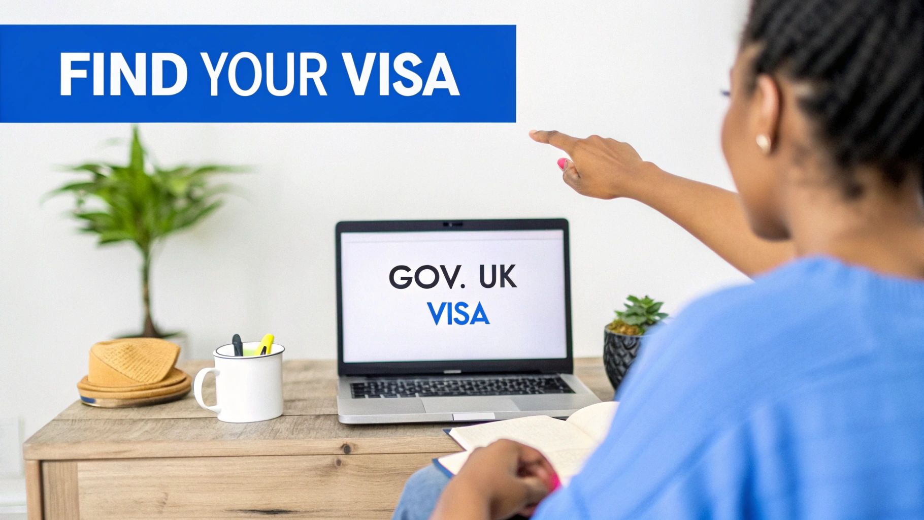 A person at a crossroads, choosing between different paths, symbolising UK visa choices.