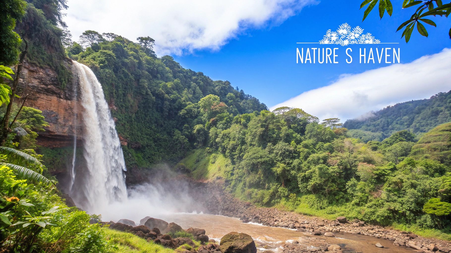 A scenic view of Dominica's lush green mountains and coastline