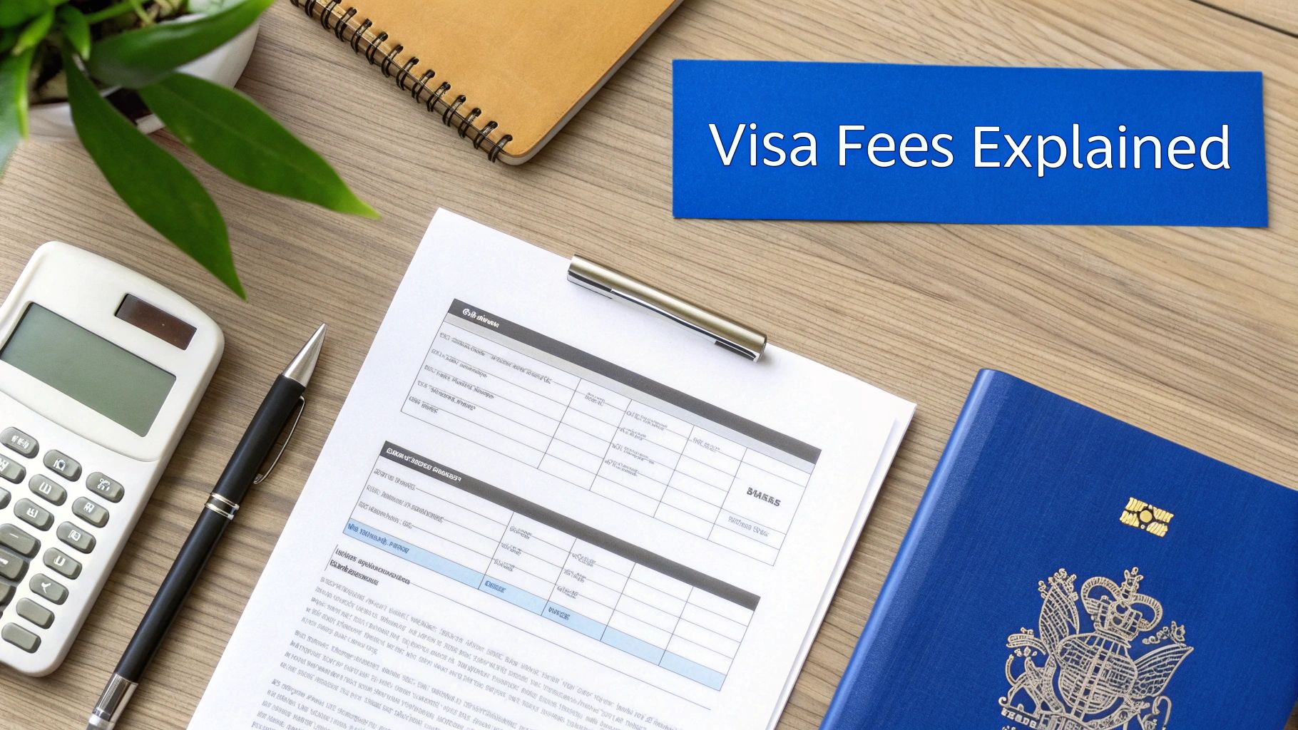 Two hands exchanging money with a UK flag in the background, symbolising the cost of a visa application.