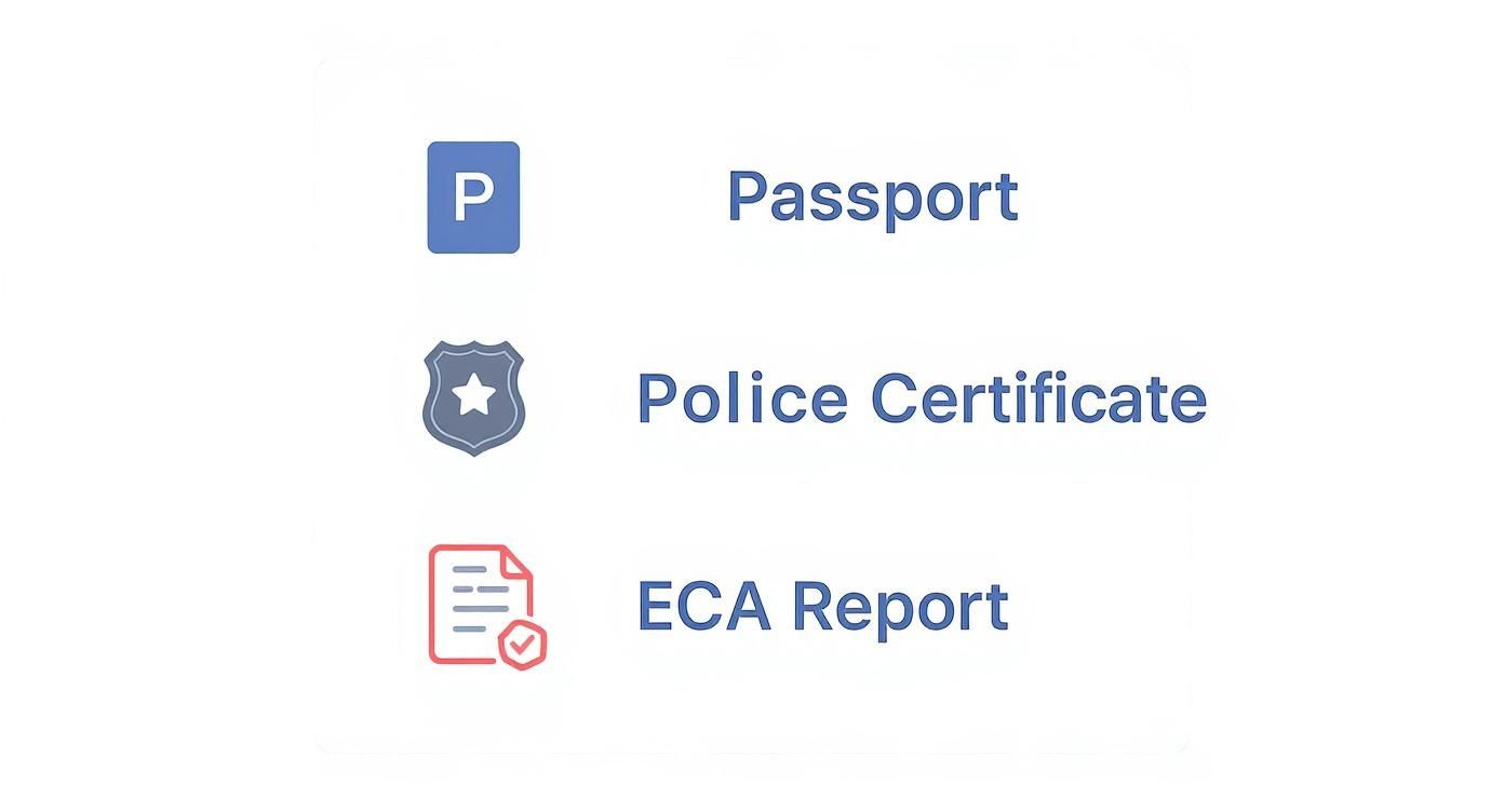 Infographic about how can i get work visa for canada