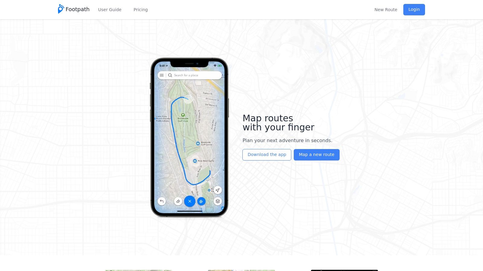 Footpath Route Planner