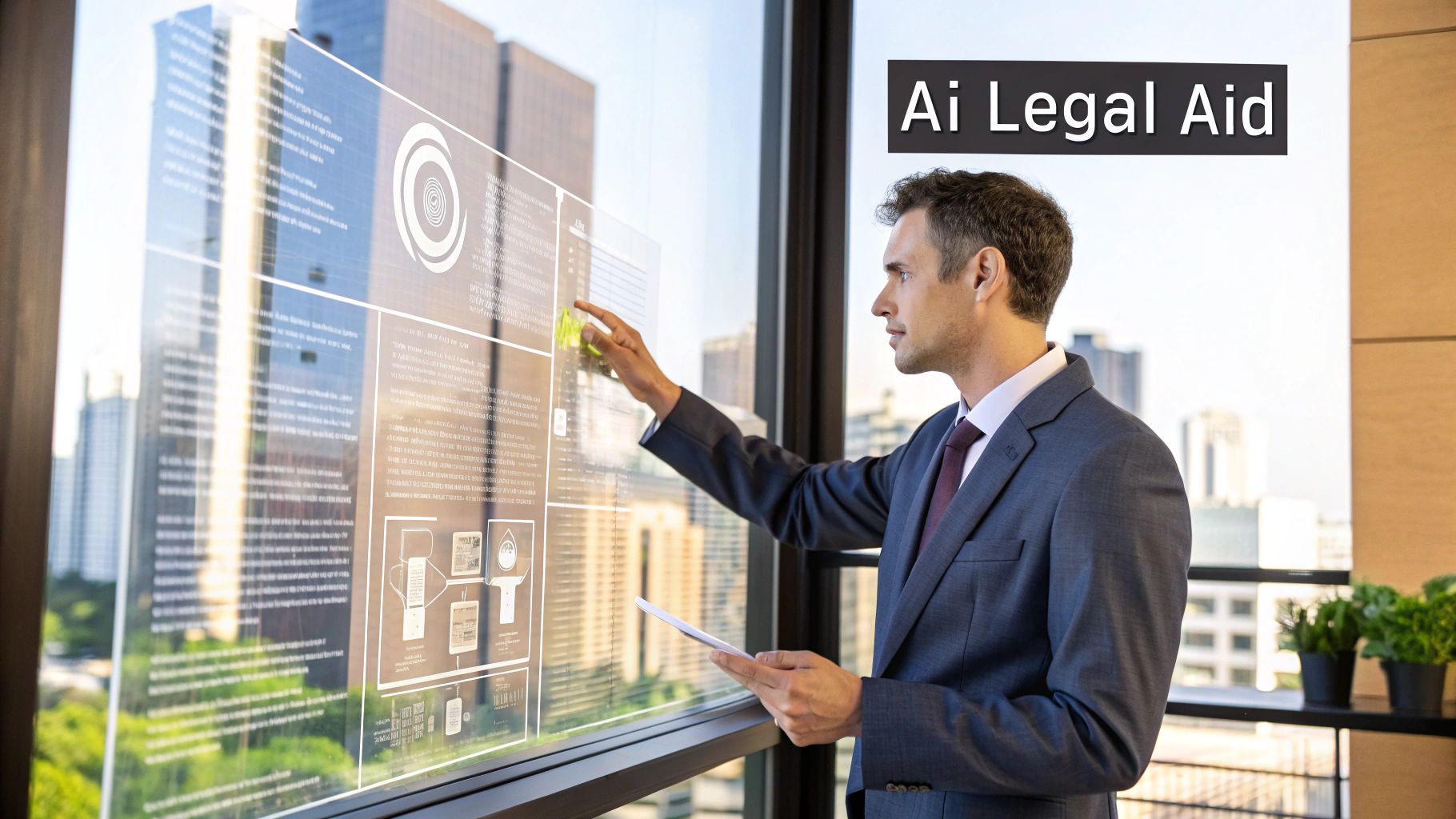 AI Lawyer Concept