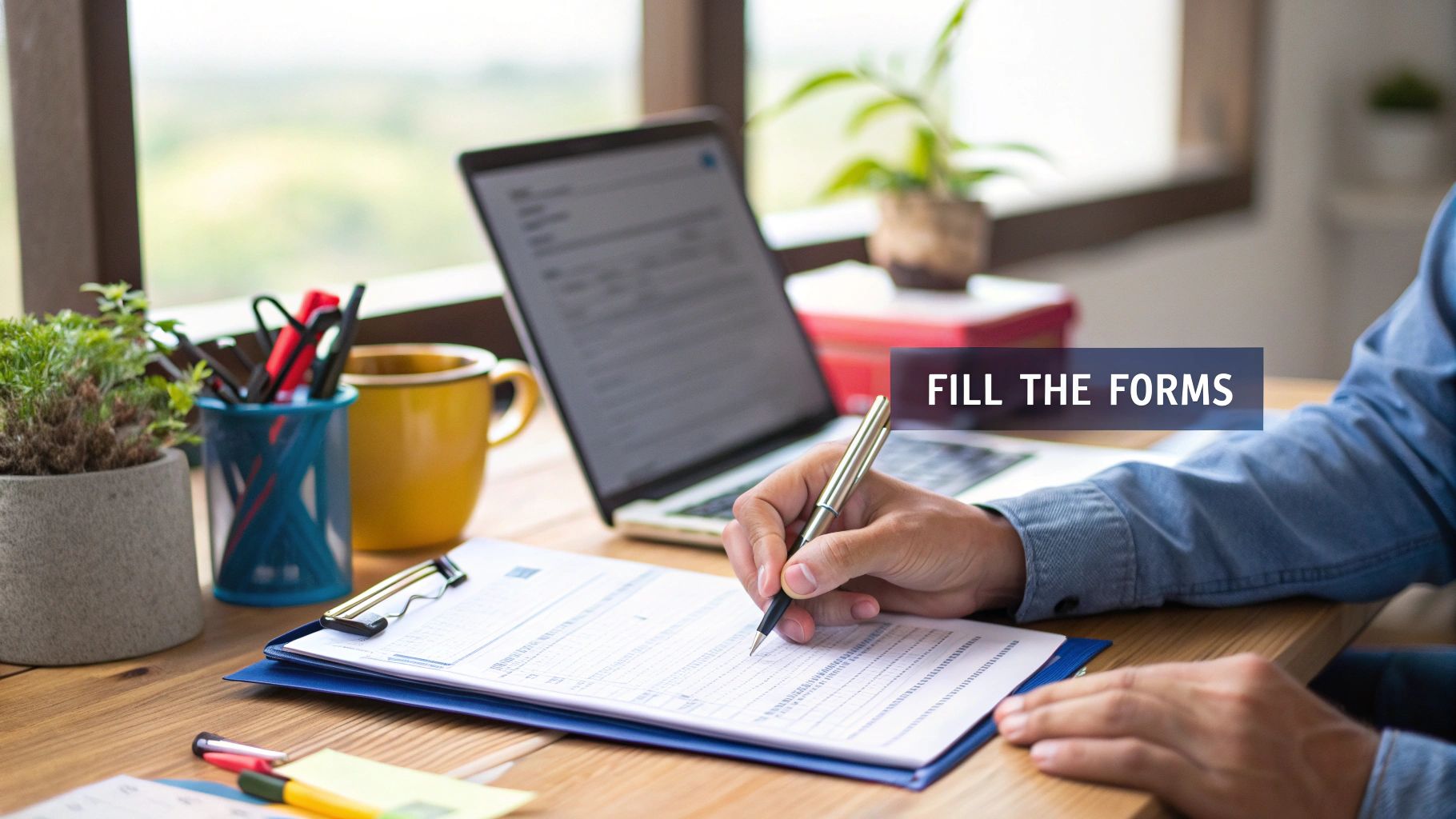 How to File a Provisional Patent: Your Complete Guide 3 A person focused on a laptop screen displaying the USPTO filing system.