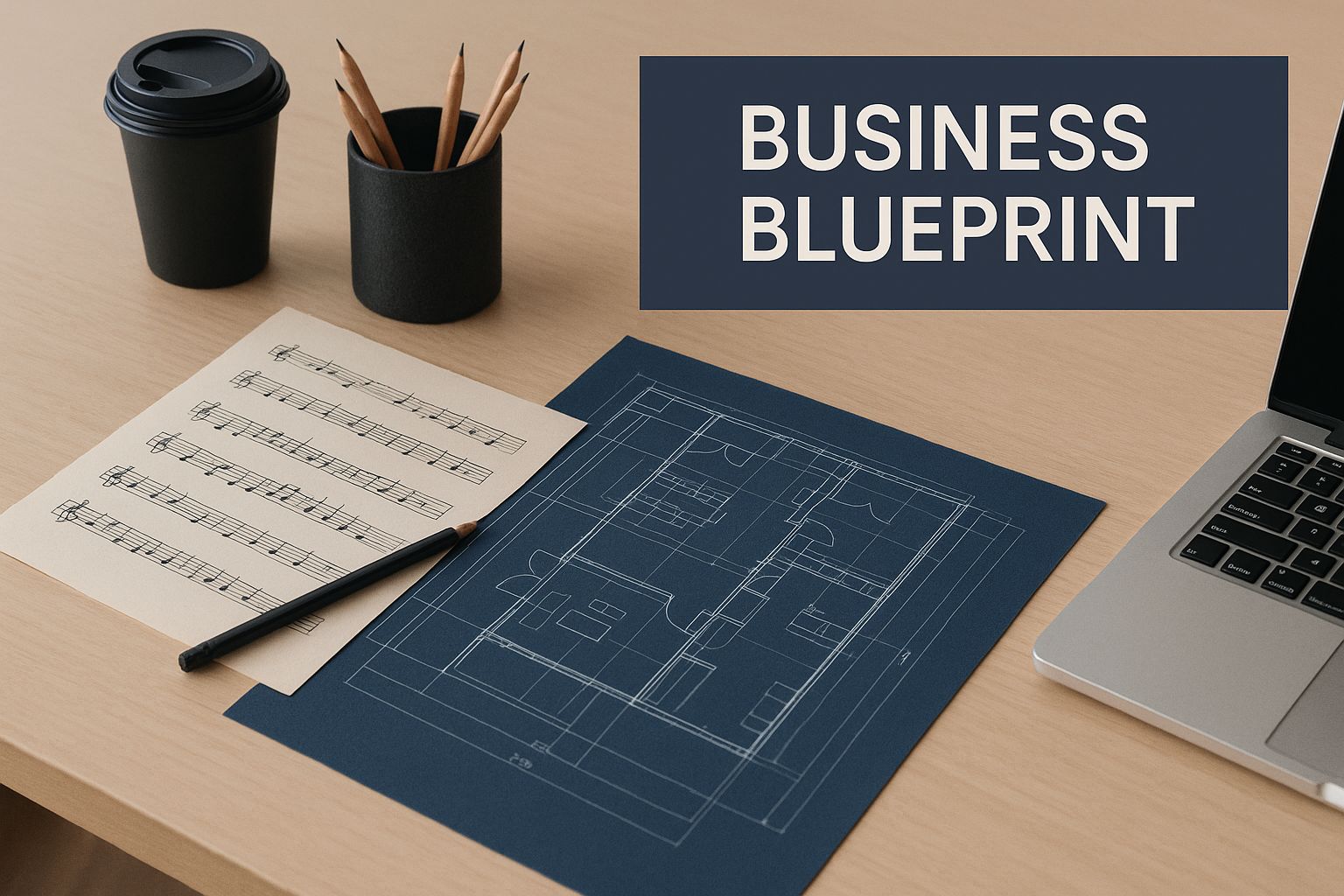 Infographic about how to start a music production company