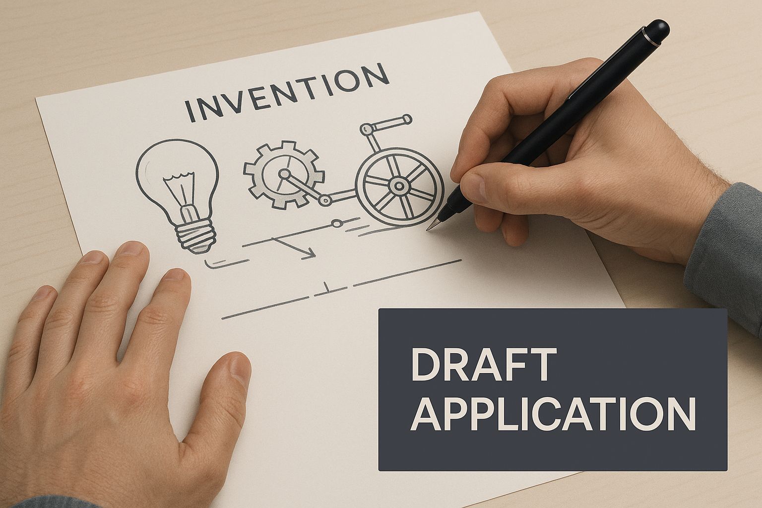 Infographic about how to file a patent yourself