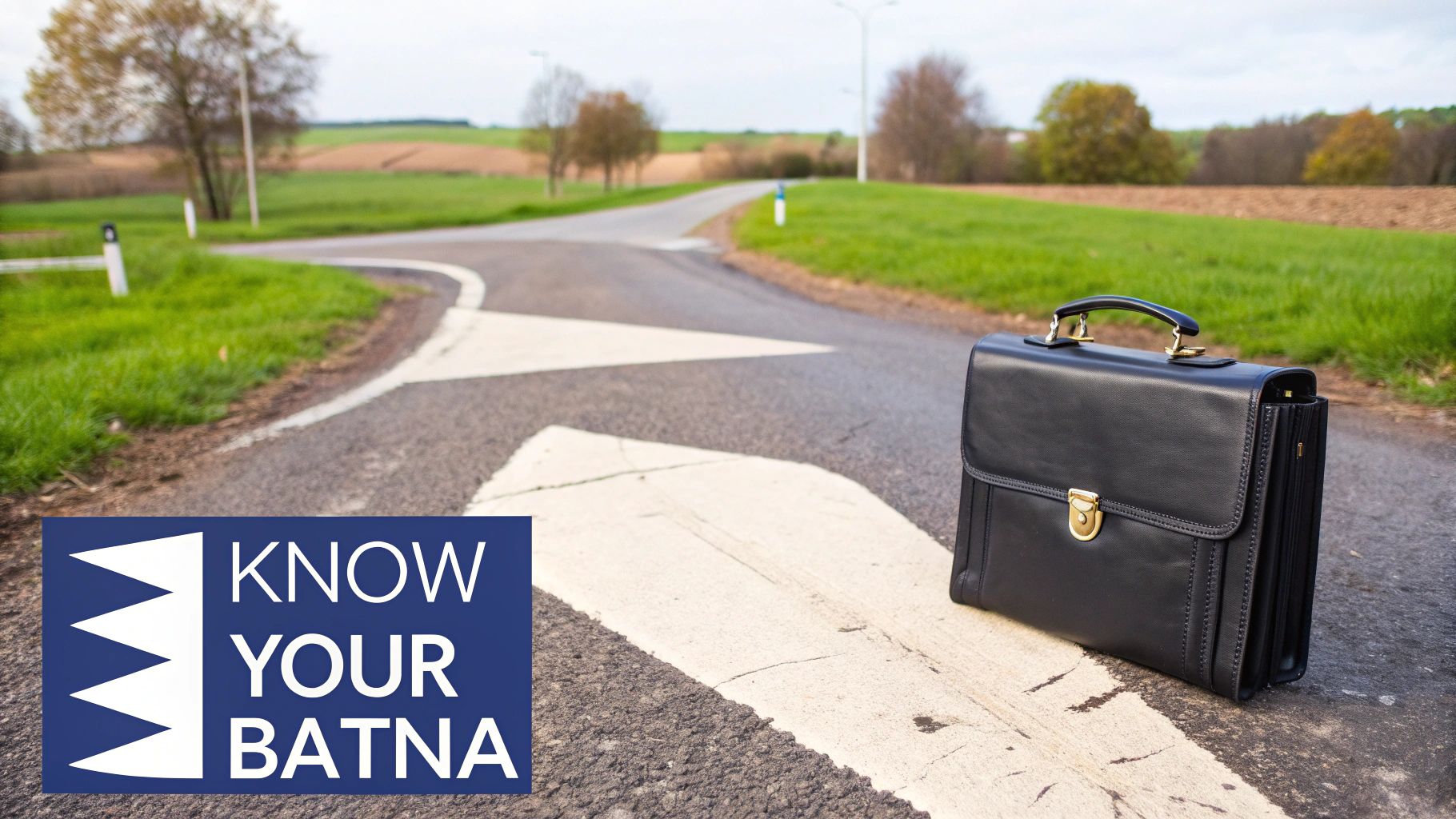 BATNA (Best Alternative To a Negotiated Agreement)
