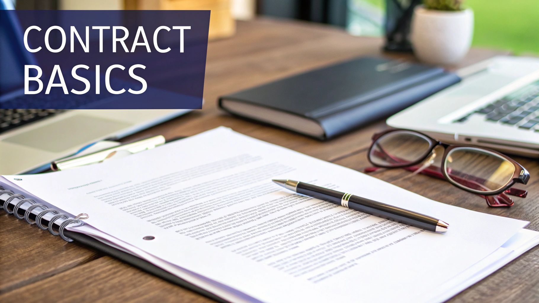 How to Write a Business Contract That Protects You 1 Two professionals shaking hands over a signed contract