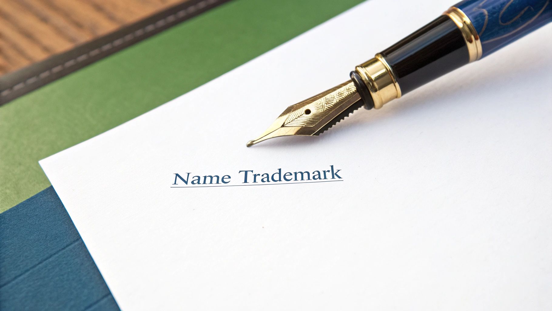 A person highlighting text in a book, representing the act of making a name stand out.