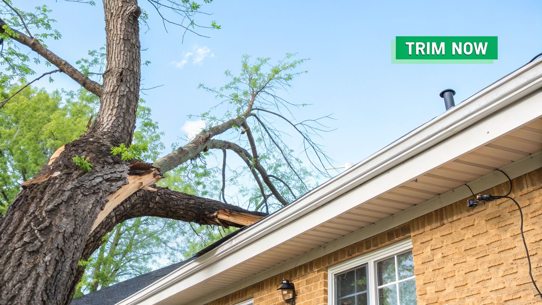 A certified arborist inspecting a large tree for signs of damage or disease.
