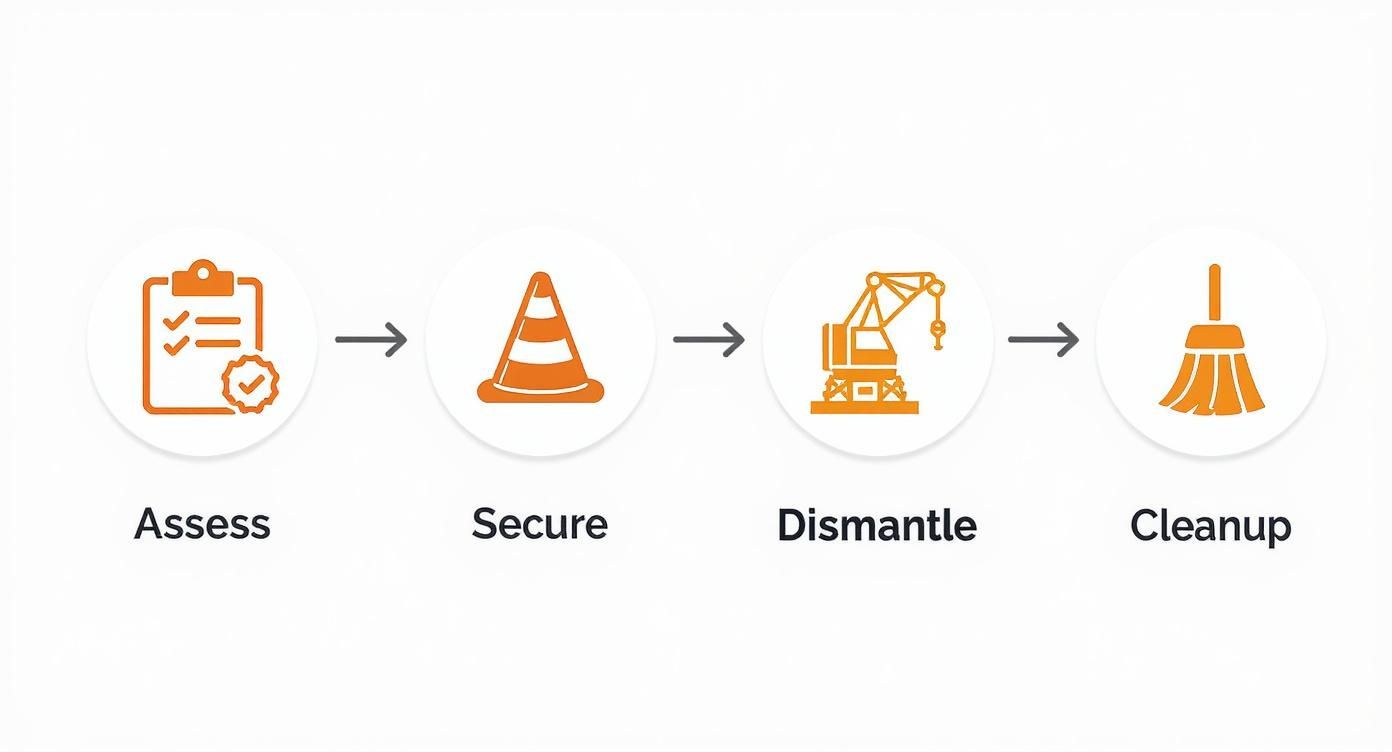 Infographic about tree removal phoenix
