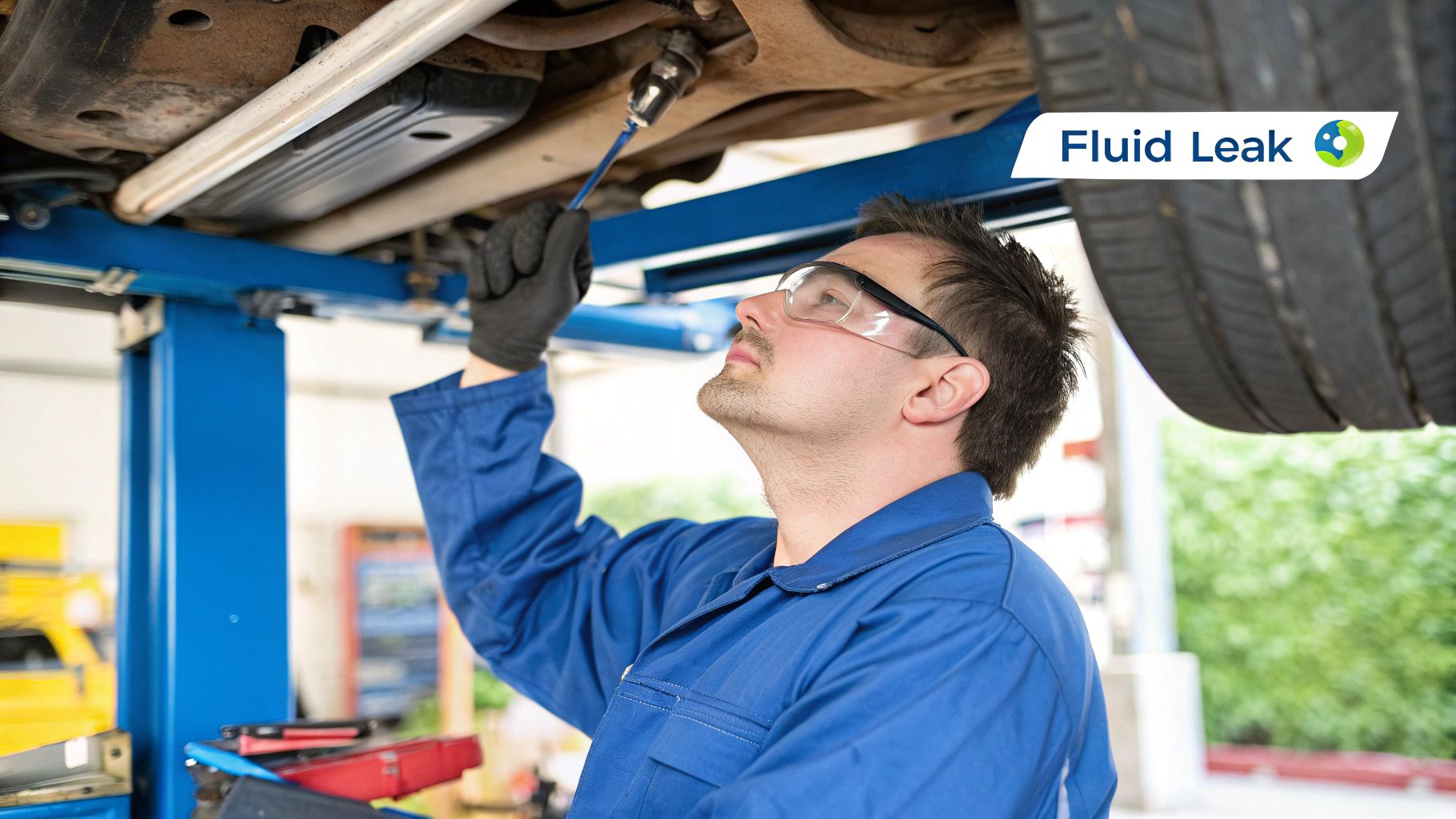 A certified mechanic carefully inspecting a vehicle's brake system.