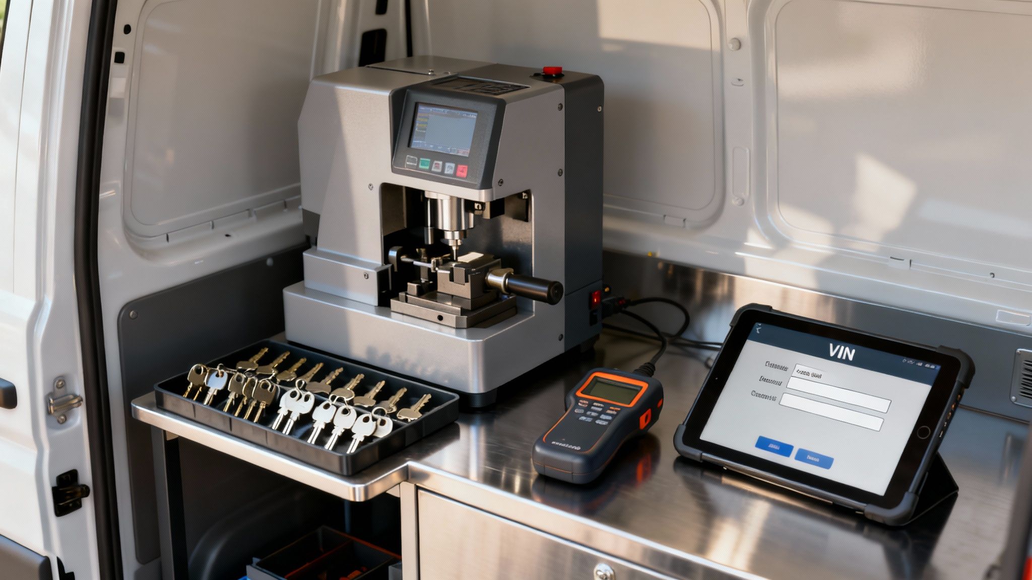 Mobile Locksmith Equipment