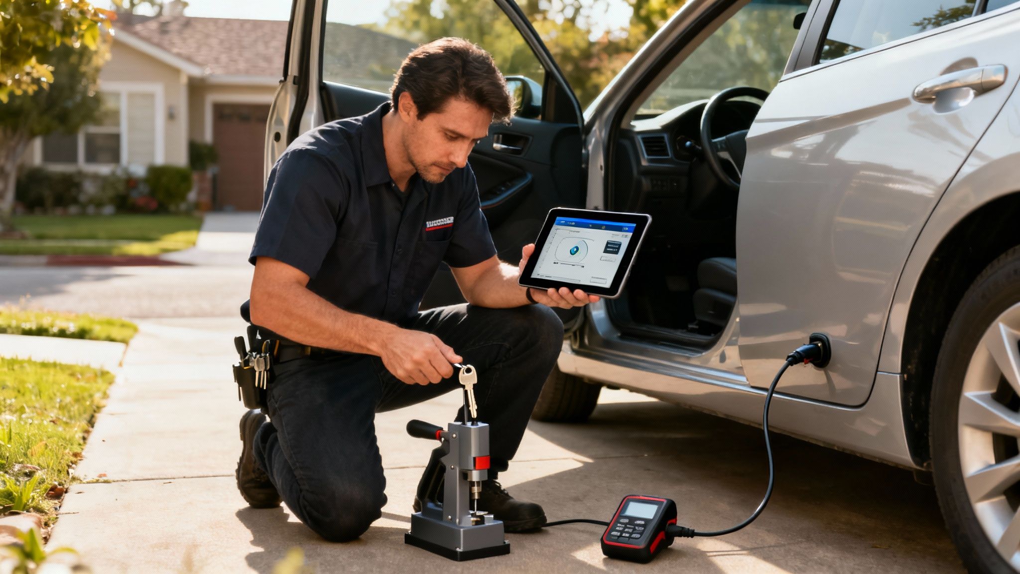 Mobile Key Fob Programming Van