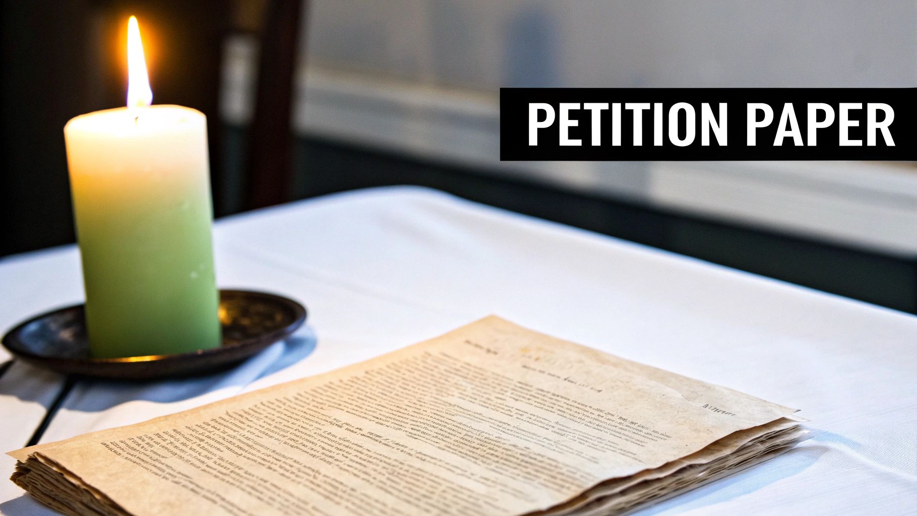 Petition Paper and Candle Spells
