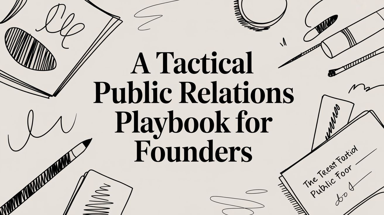 A Tactical Public Relations Playbook for Founders